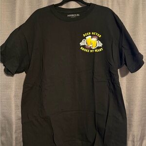 Assholes Black Beer Graphic Tee